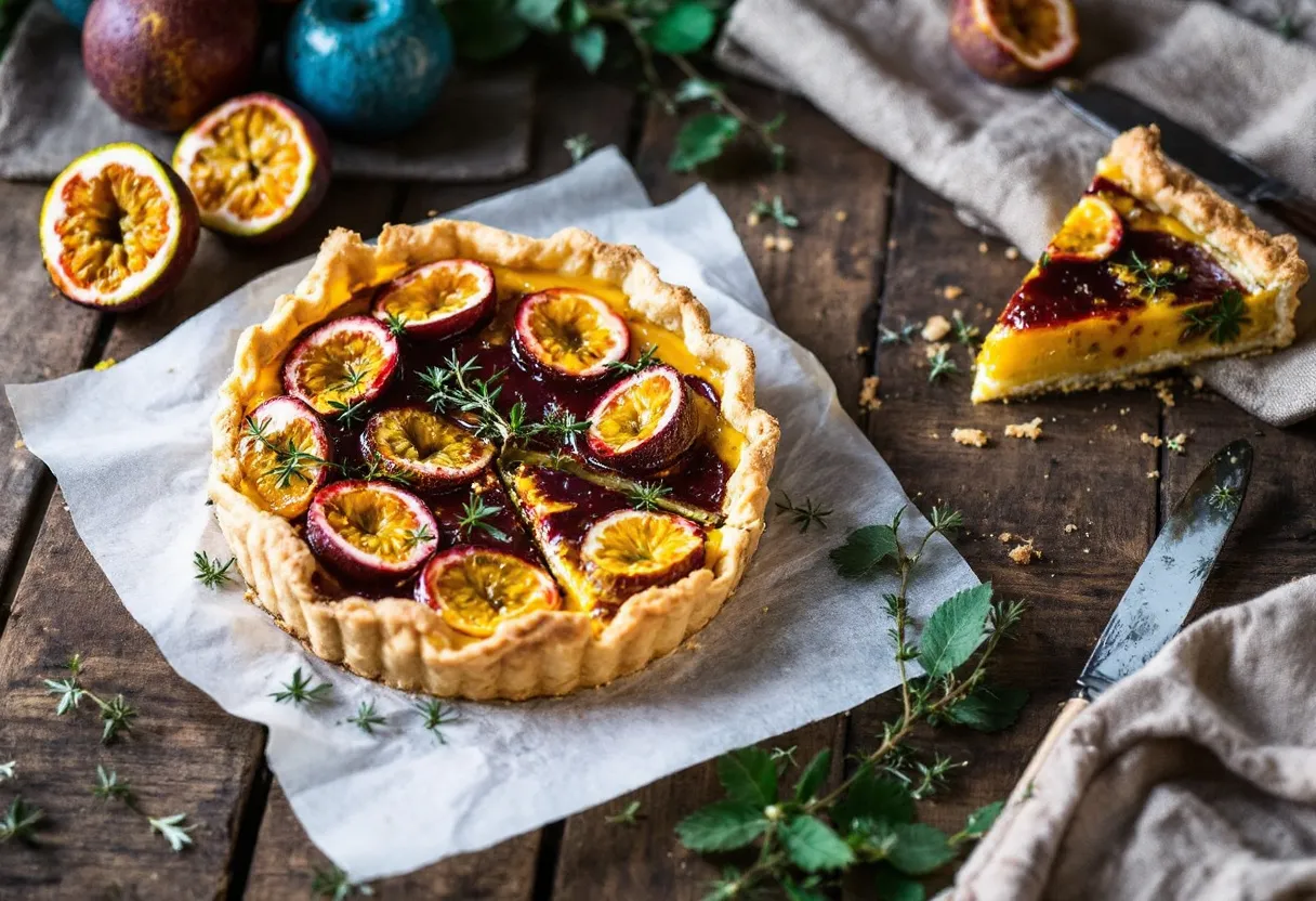 Pitcairn Passion Thyme Tart