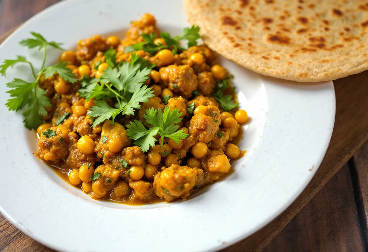 Pithla Bhakri recipe image