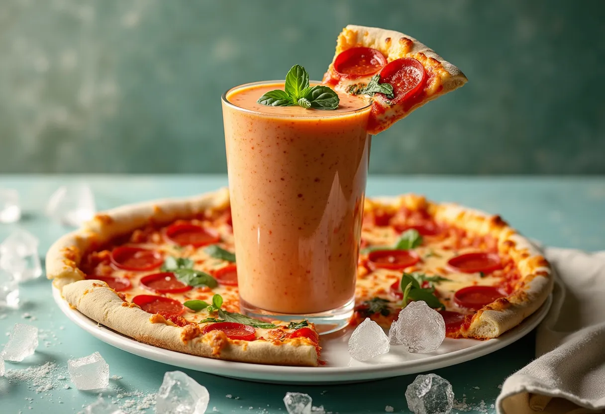 Pizza Smoothie From The Simpsons Tv Show