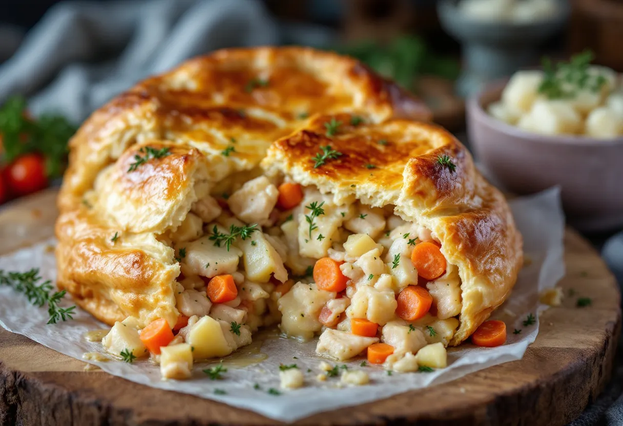 Polar Puffin Pie recipe image