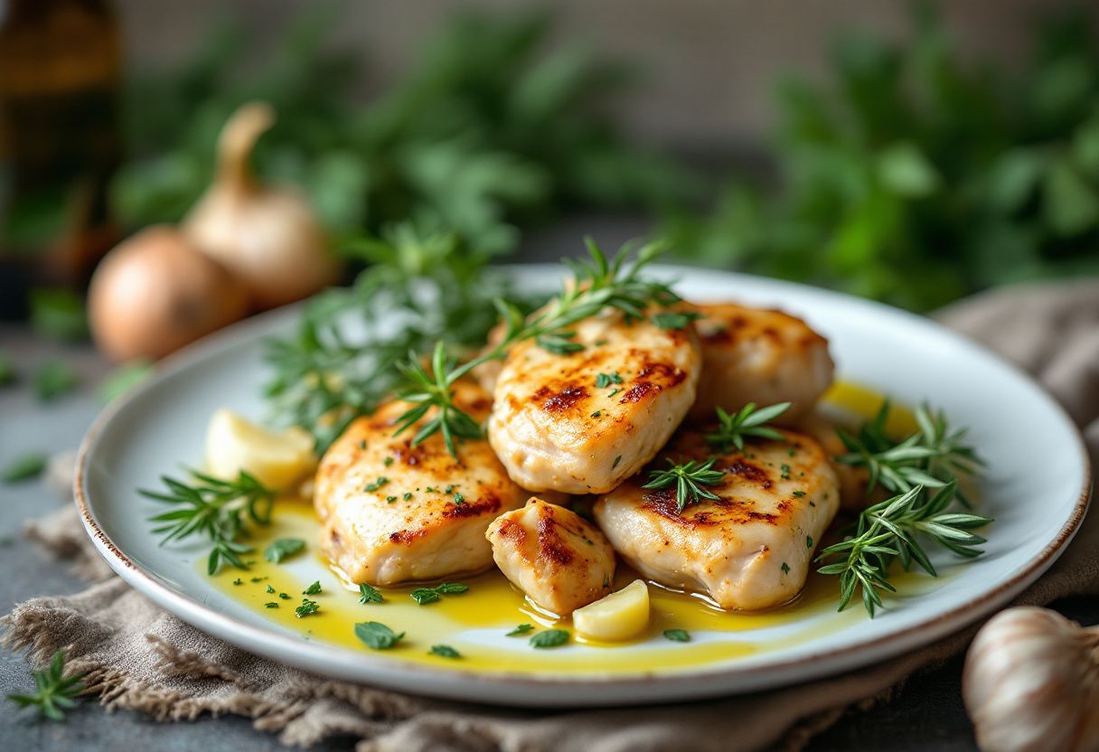Poulet des Herbes d'Olargues recipe image
