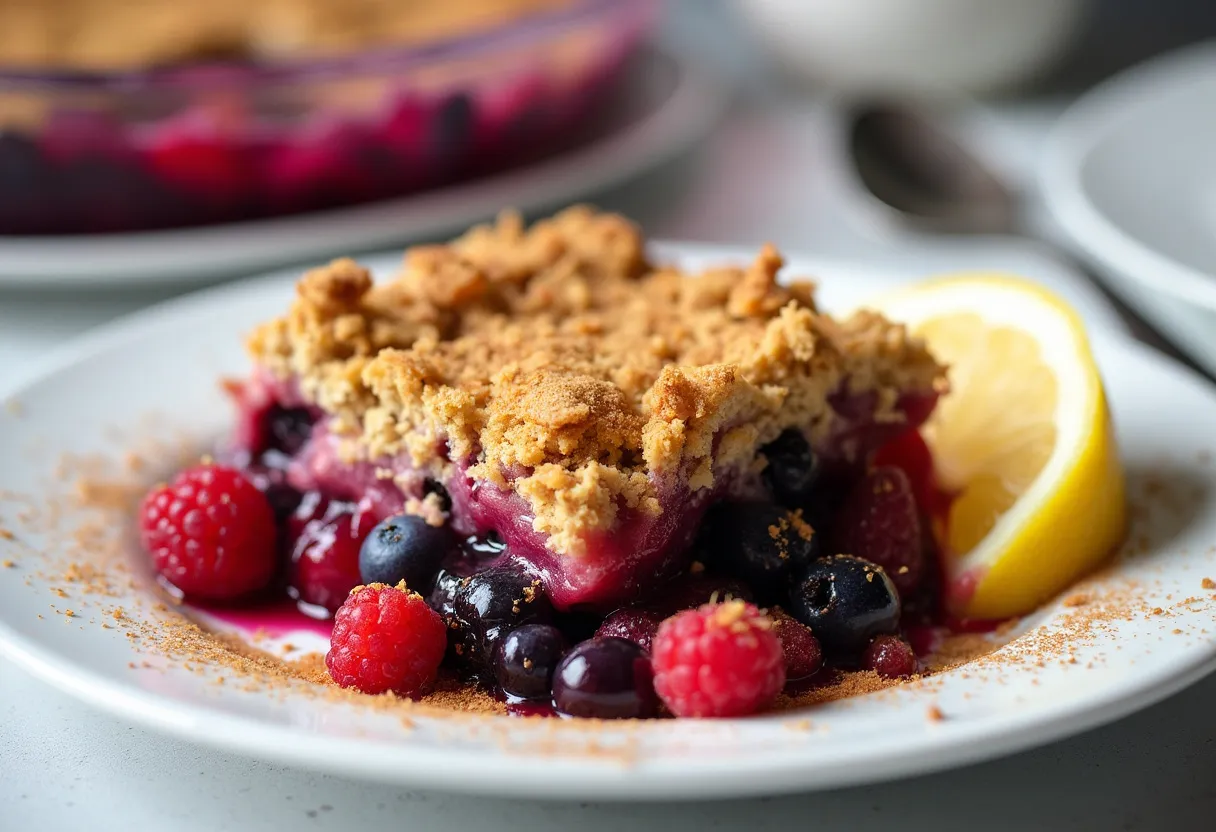 Prairie Berry Crumble recipe image