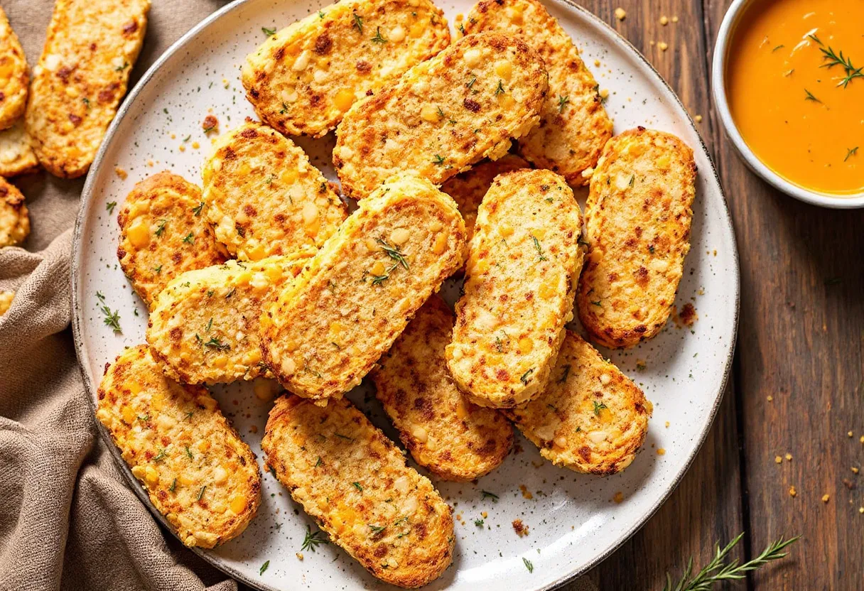 Prairie Harvest Cheddar Biscotti