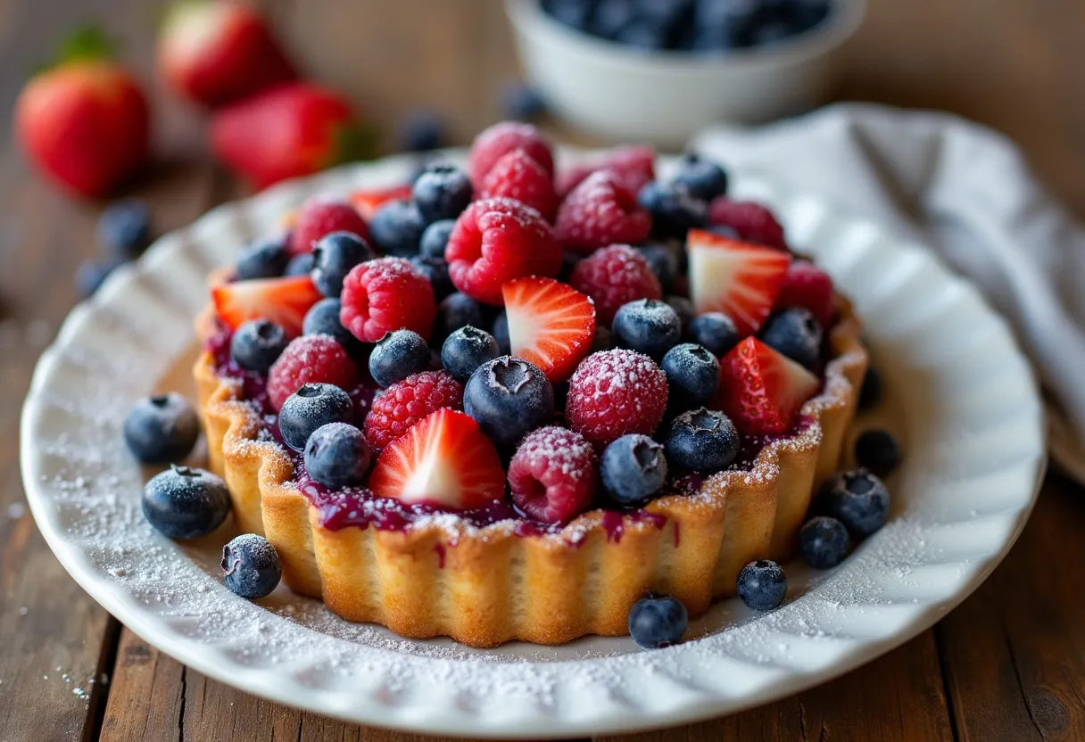 Prairie Wildberry Tart recipe image