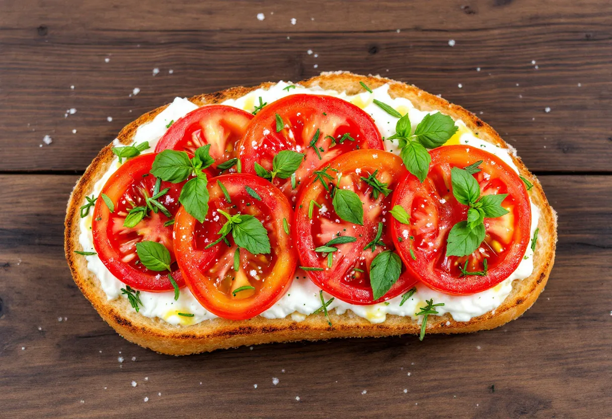 Provençal Herb Tartine recipe image