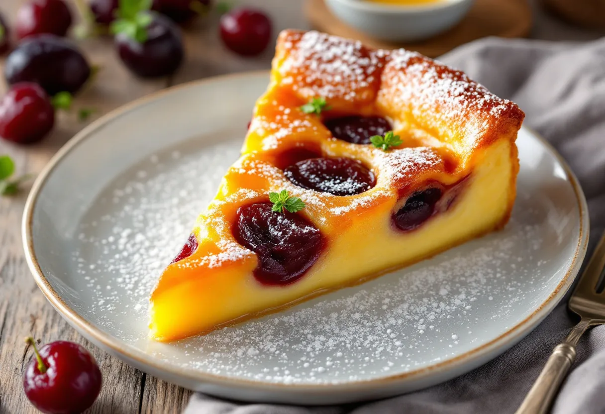 Pruneaux Clafoutis recipe image