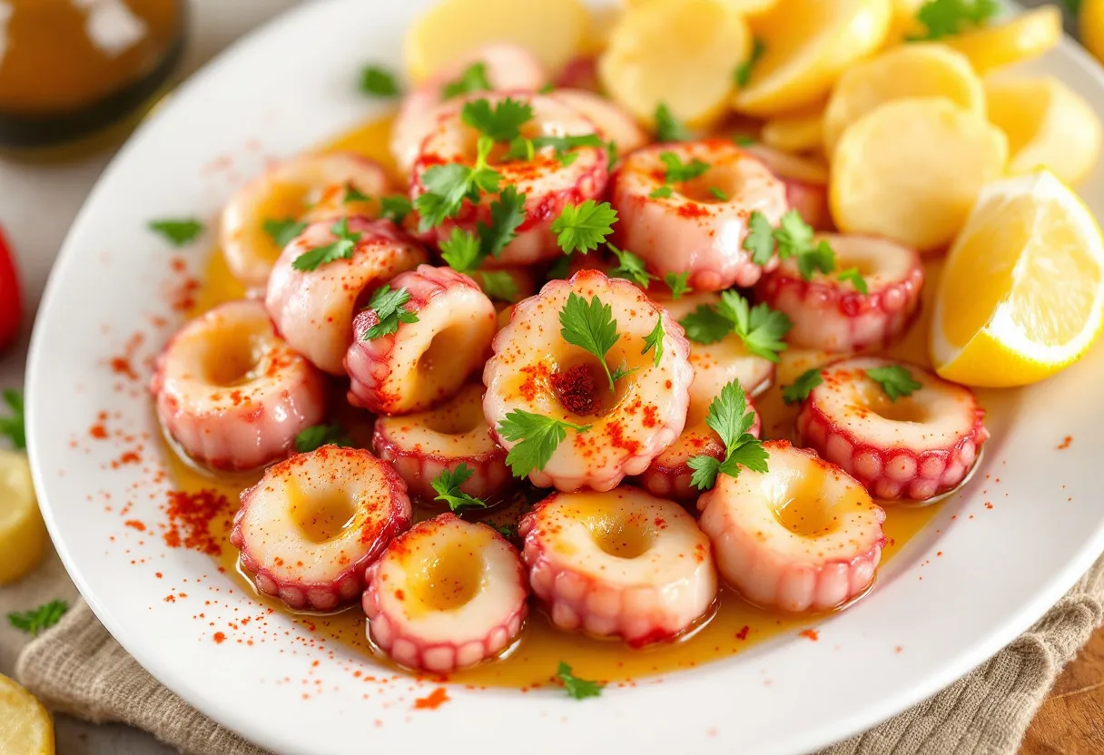 Pulpo Gallego Ajo recipe image