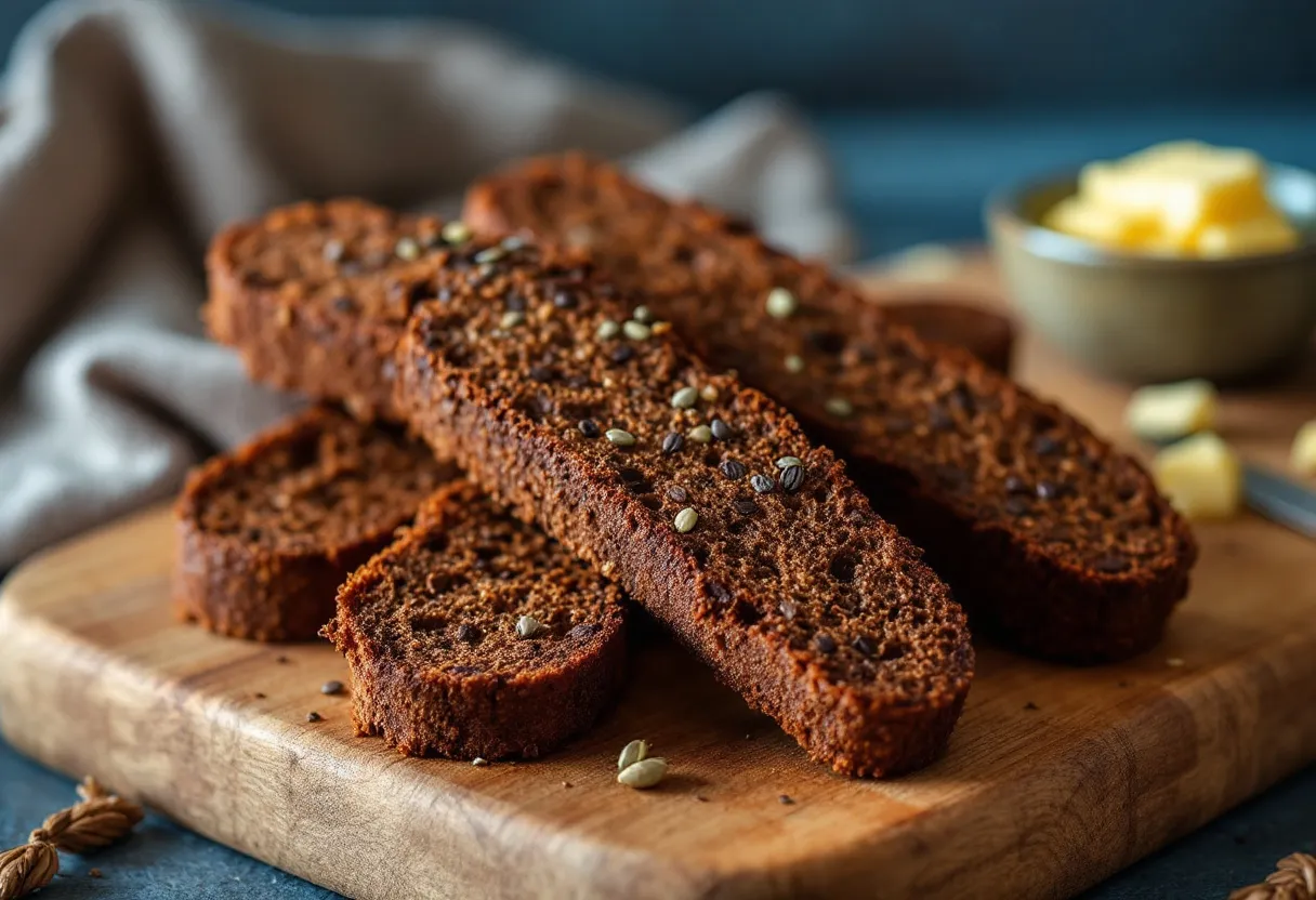 Pumpernickel Sticks