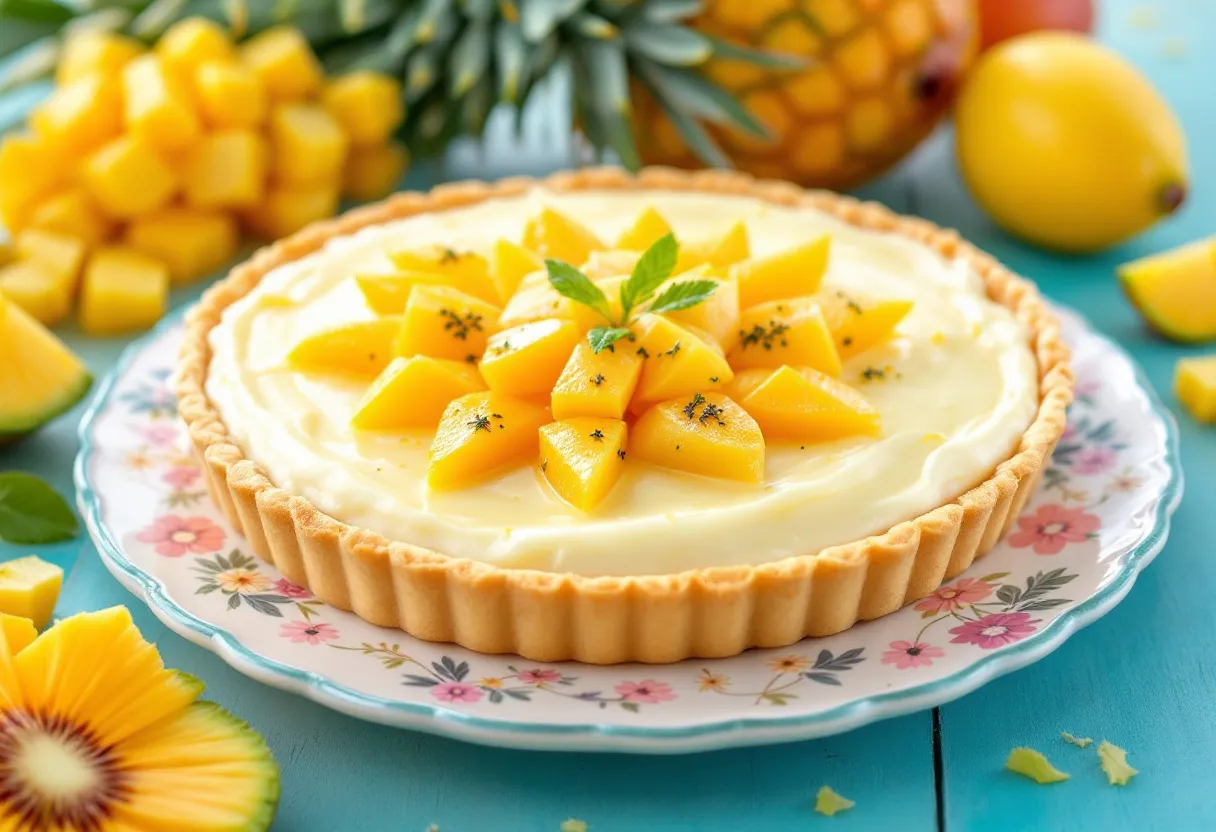 Queensland Sunshine Tart recipe image