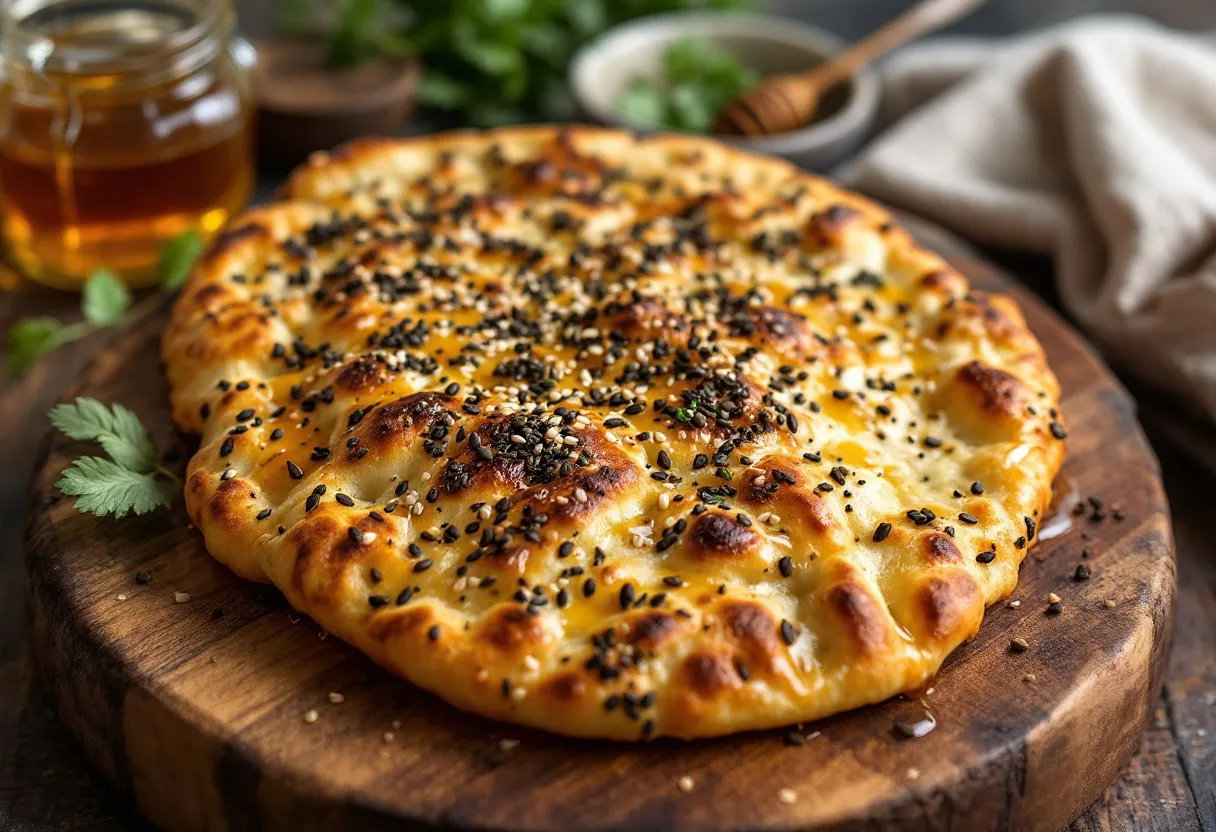 Ramallah Roasted Flatbread