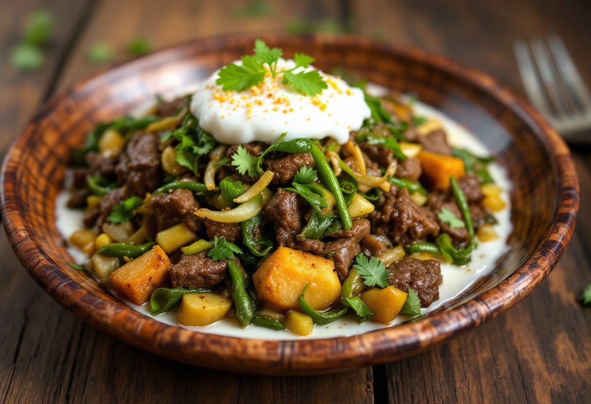 Ravitoto sy Hen'omby recipe image