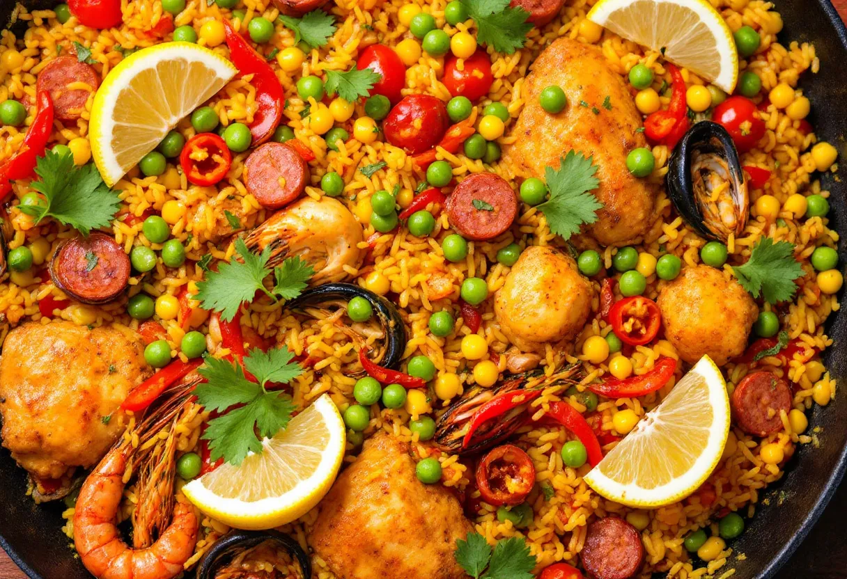 Reunion Island Piquant Paella