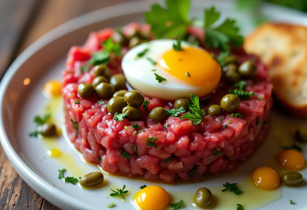 Rocky Mountain Bison Tartare