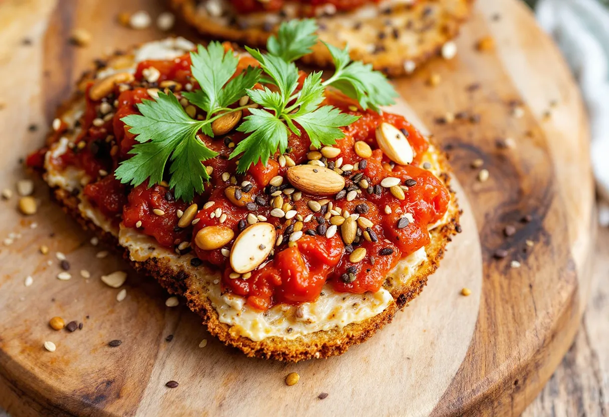 Romesco Knekkebrød recipe image