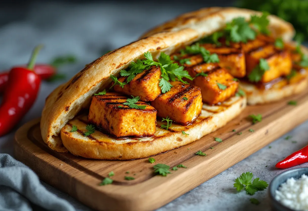 Roti Bakar Tempeh Sasmita recipe image