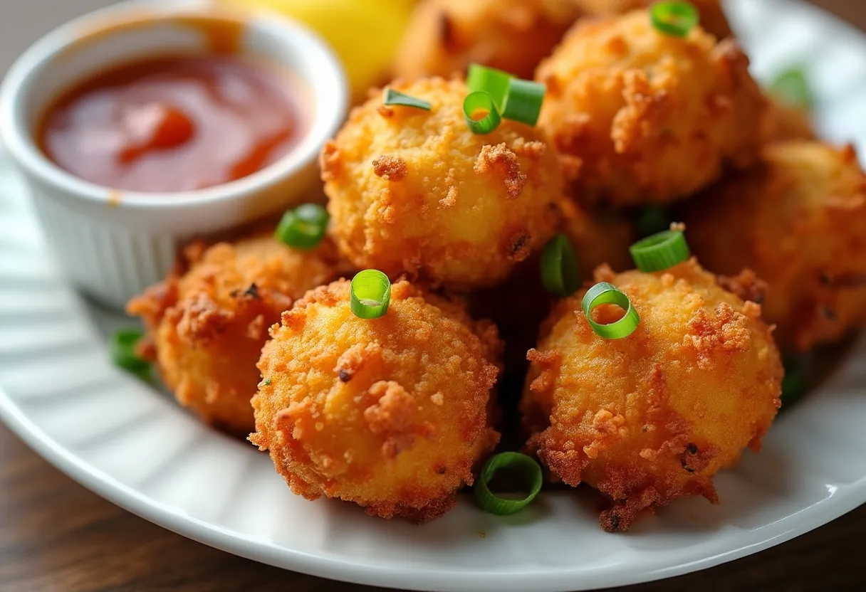 Rum-Infused Conch Fritters