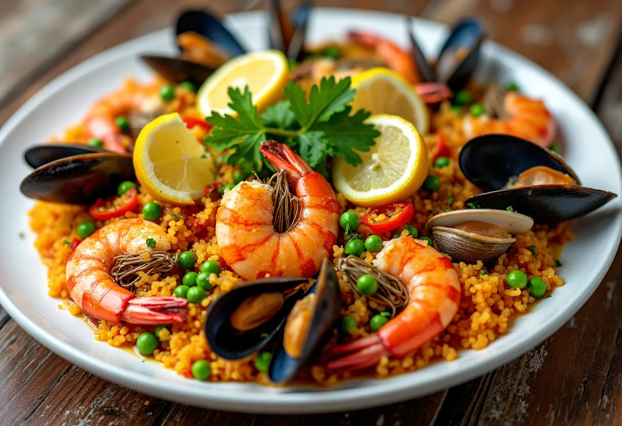 Sábrego Paella recipe image