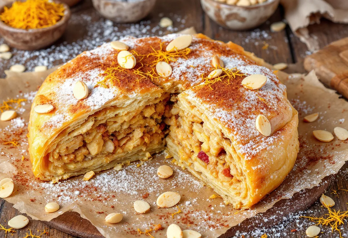 Saffron Almond Pastilla