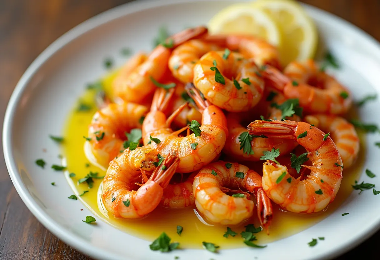 Saffron Prawns recipe image