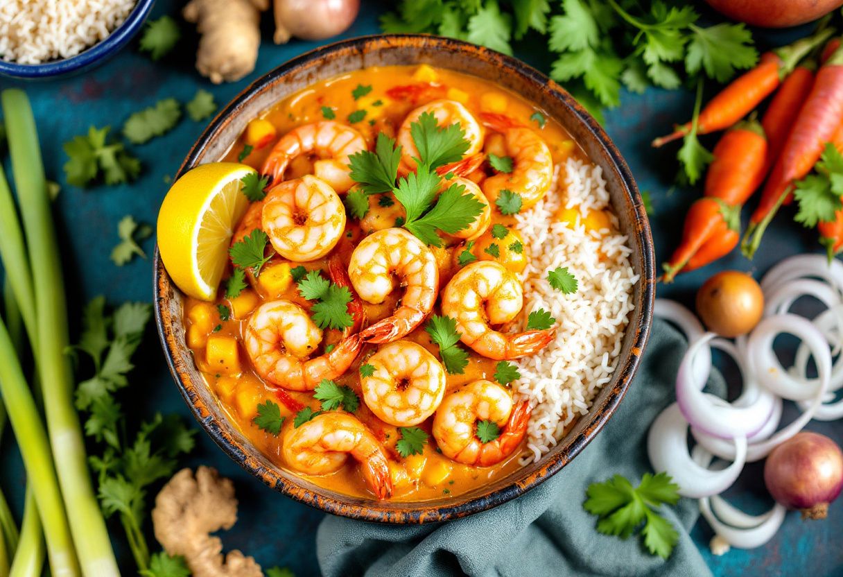 Saigon Coconut Prawn Curry