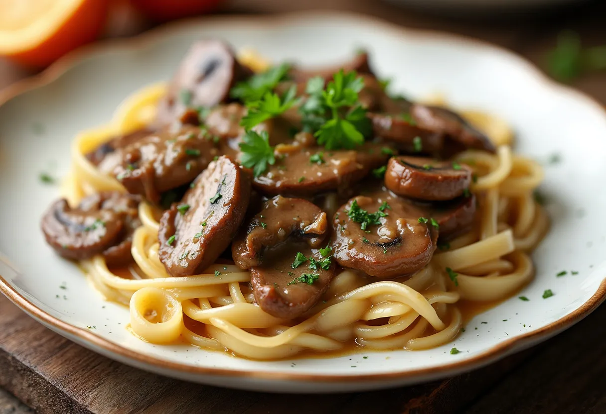 Saint Petersburg Stroganoff recipe image