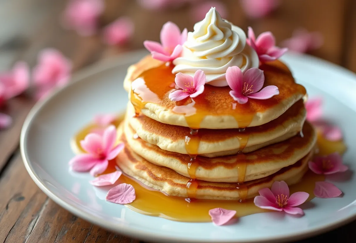 Sakura Whisper Pancakes