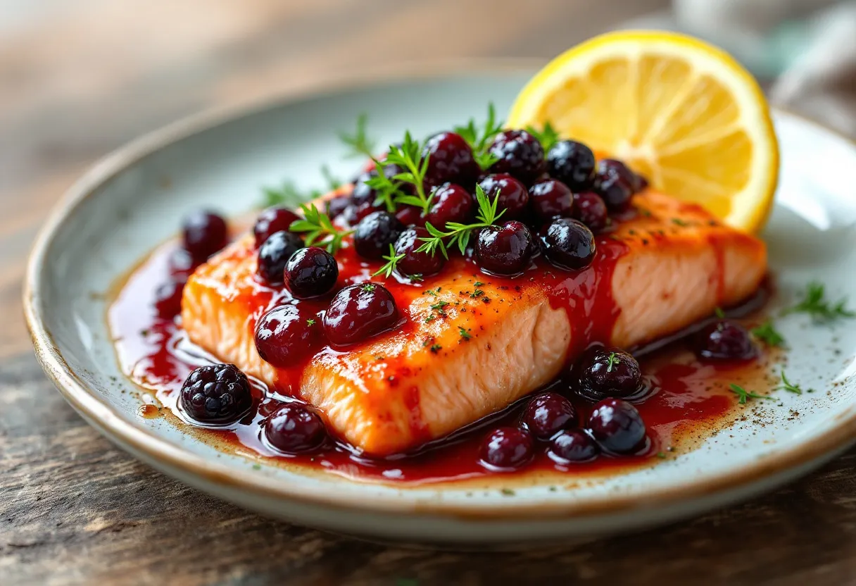 Salmonberry Feast recipe image