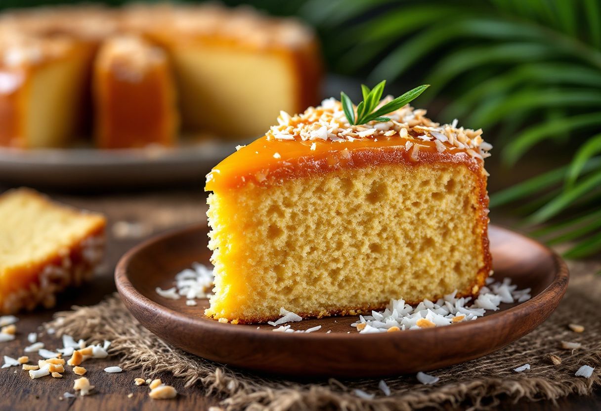 Samoa Honey Cake recipe image