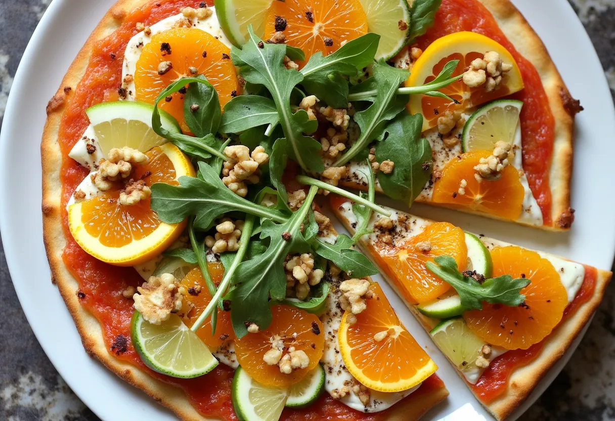 Santa Cruz Citrus Pizza  recipe image