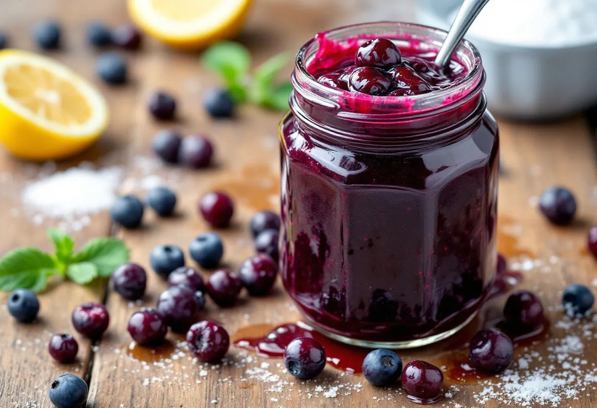 Saskatoon Berry Jam recipe image