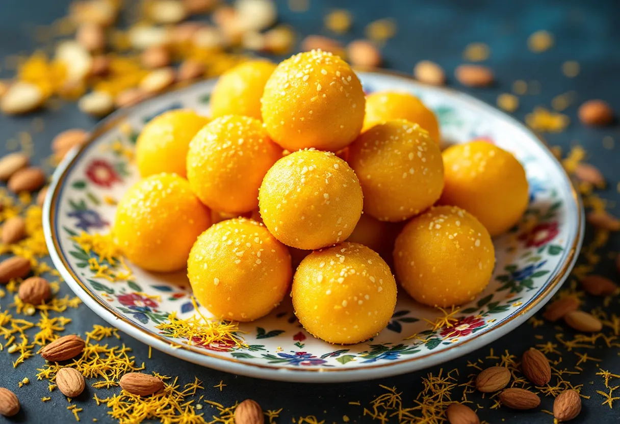 Saunf Kesar Ladoo