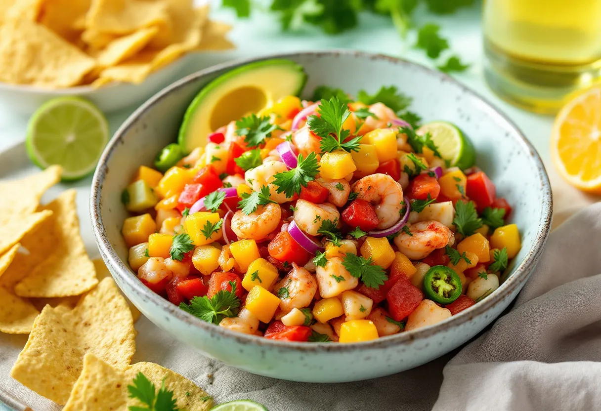 Sauvignon Citrus Ceviche recipe image