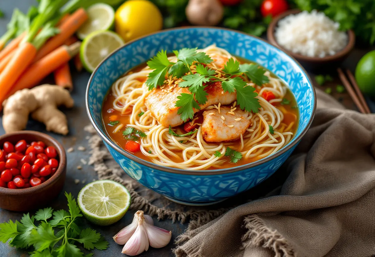 Savory Mohinga Supreme recipe image