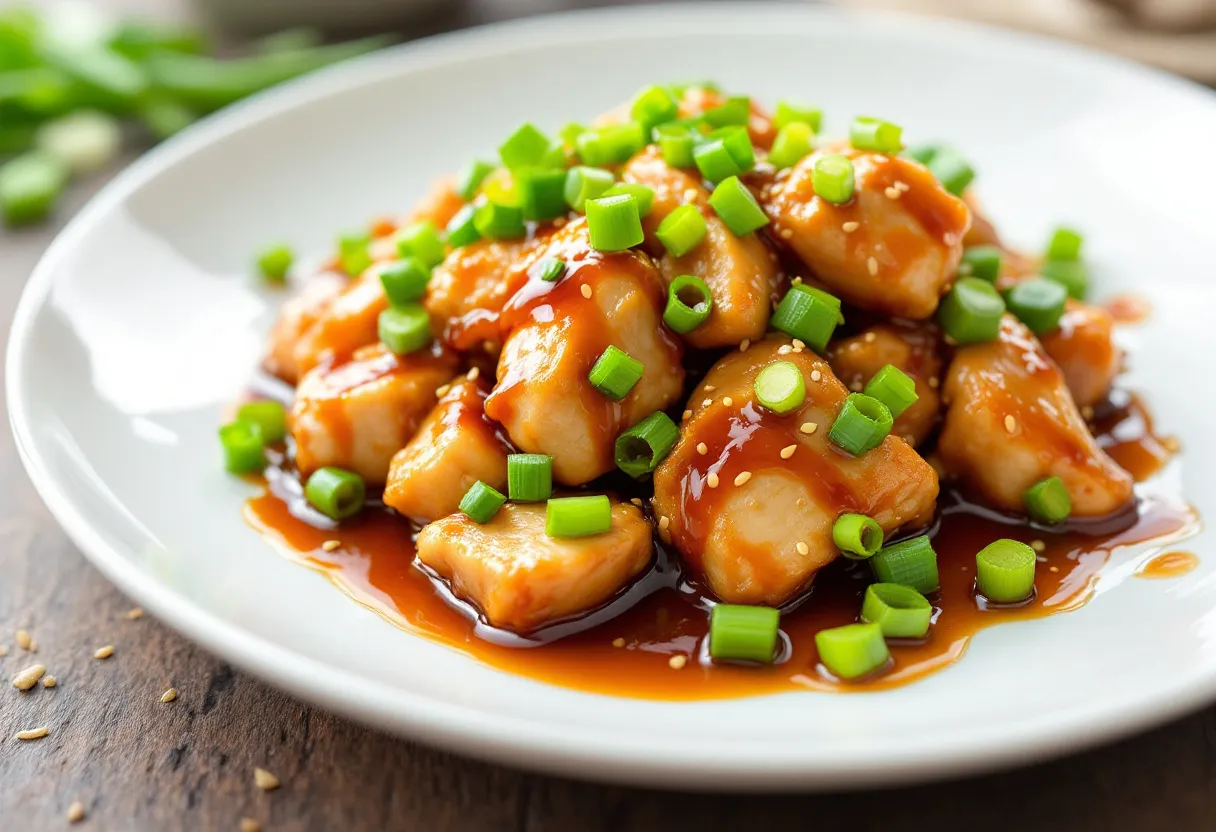 Scallion Chicken Drizzle recipe image