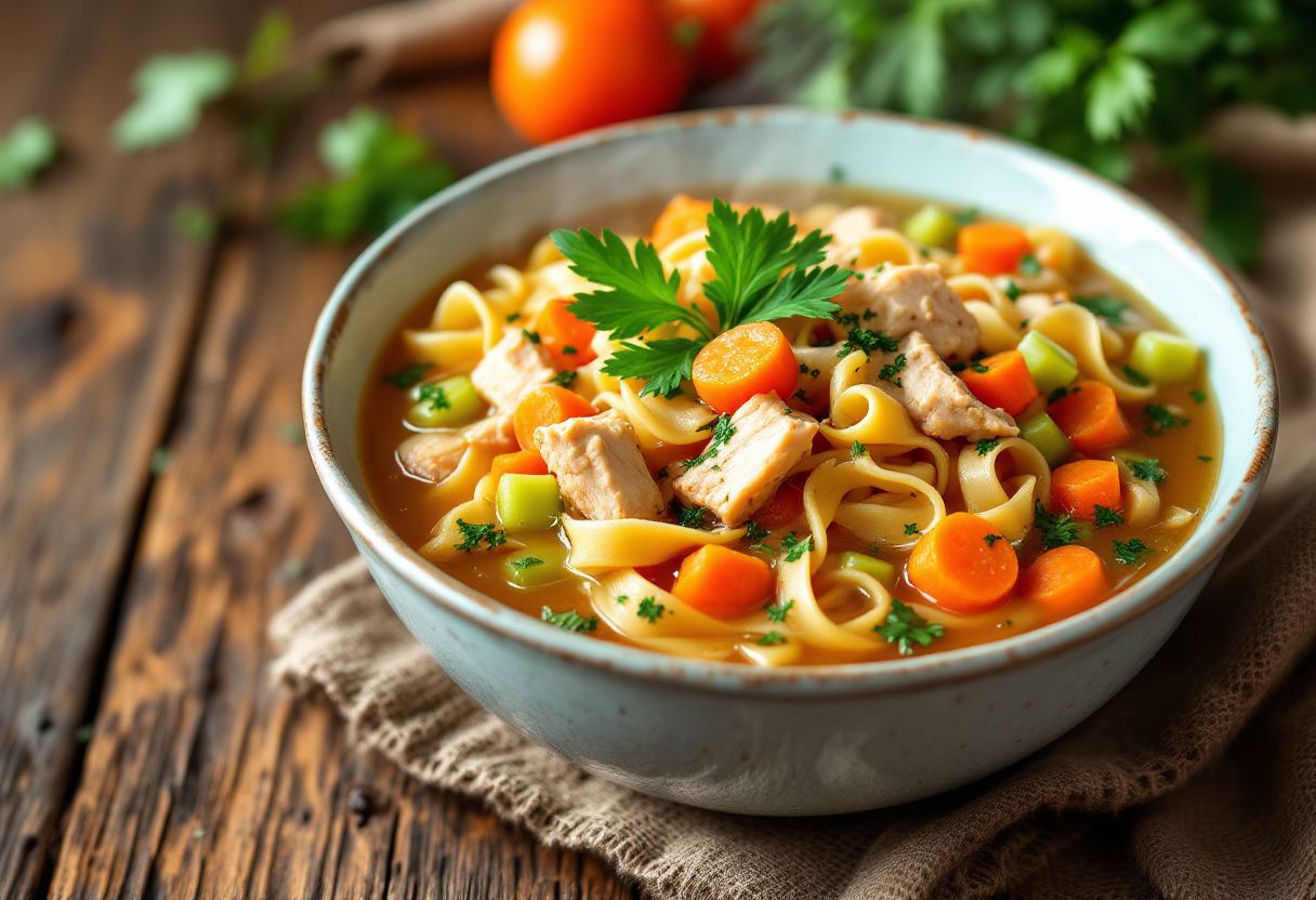 Schwäbisch Noodle Soup recipe image