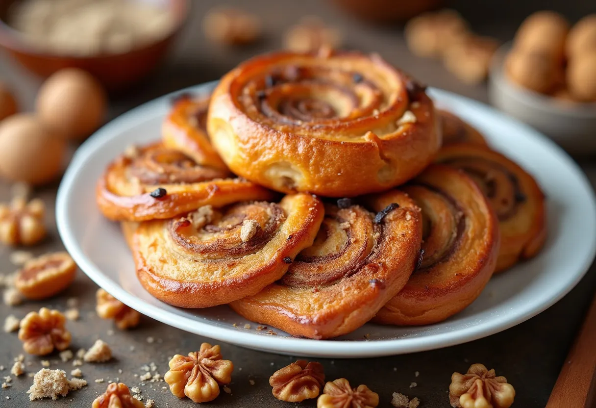 Schwäbischer Schneckenkuchen recipe image