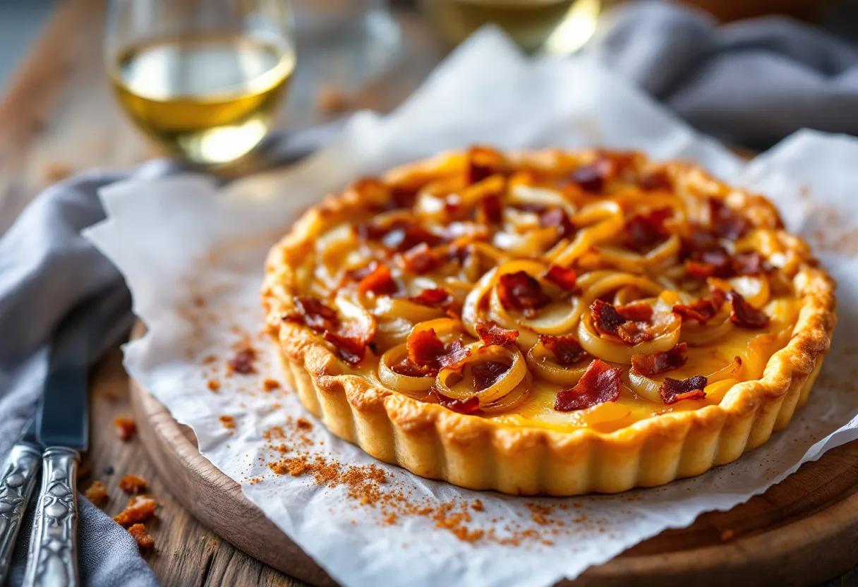 Schwäbischer Zwiebelkuchen recipe image