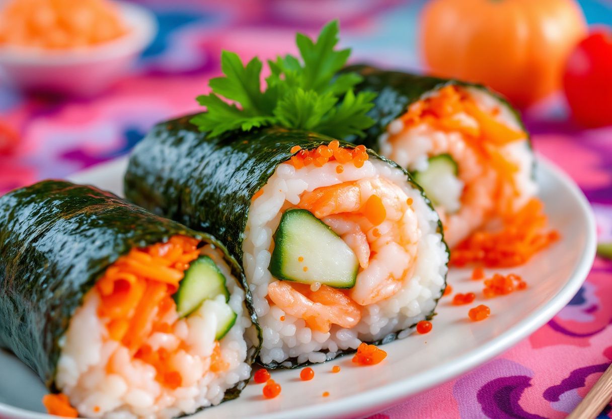 Seafood Gimbap Rolls