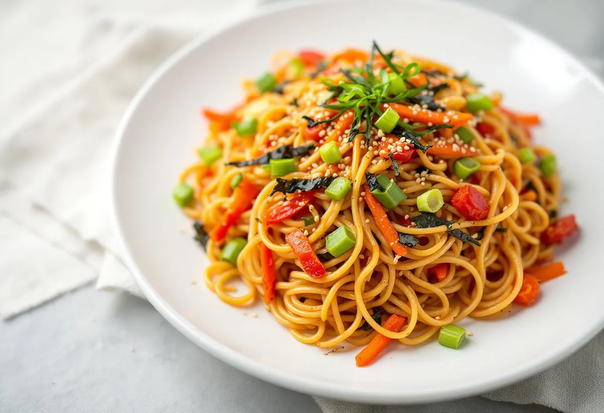 Seoul Crisp Pasta recipe image