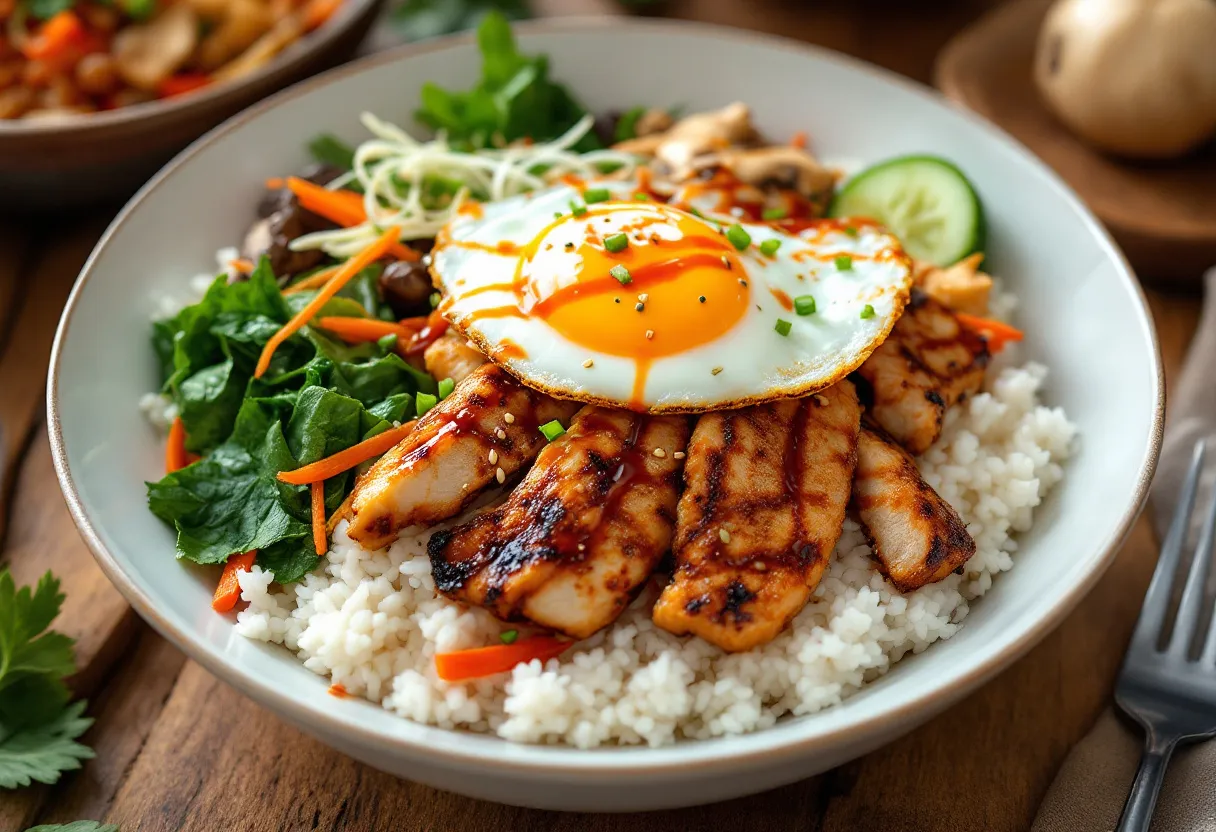 Seoul Flame Chicken Bibimbap