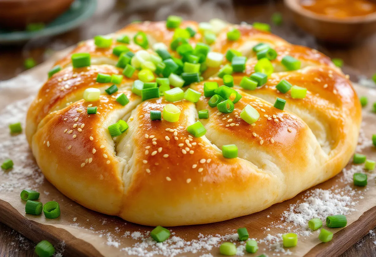 Shandong Scallion Bread recipe image