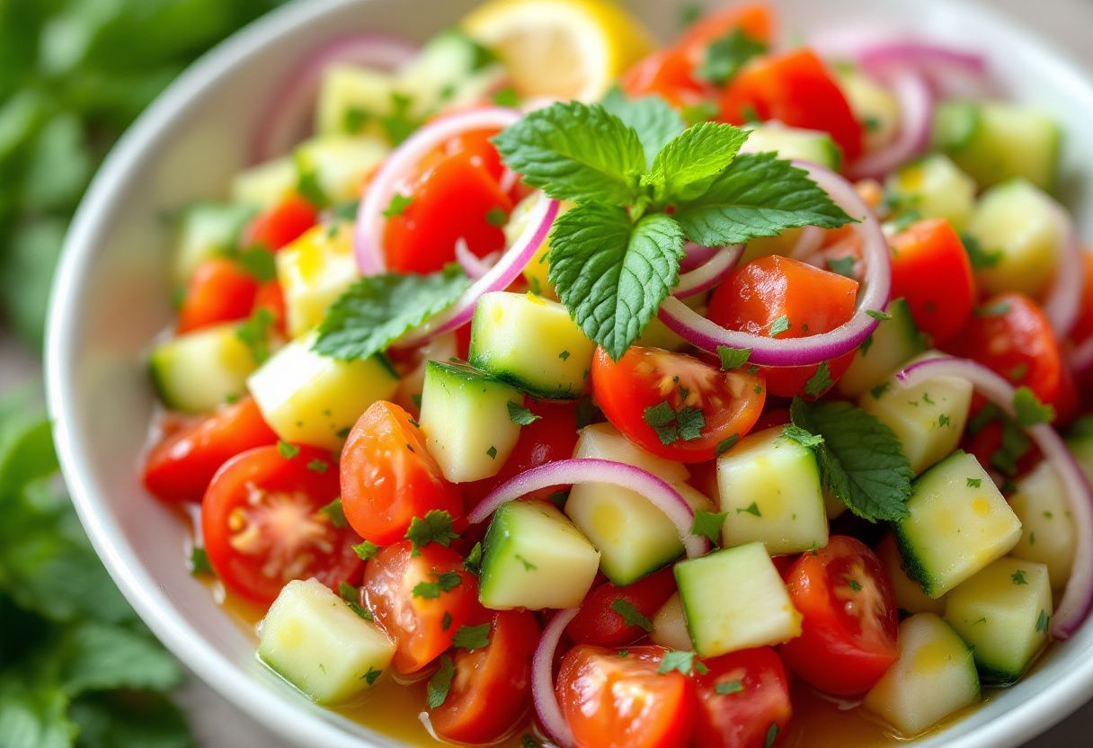 Shirazi Salad recipe image