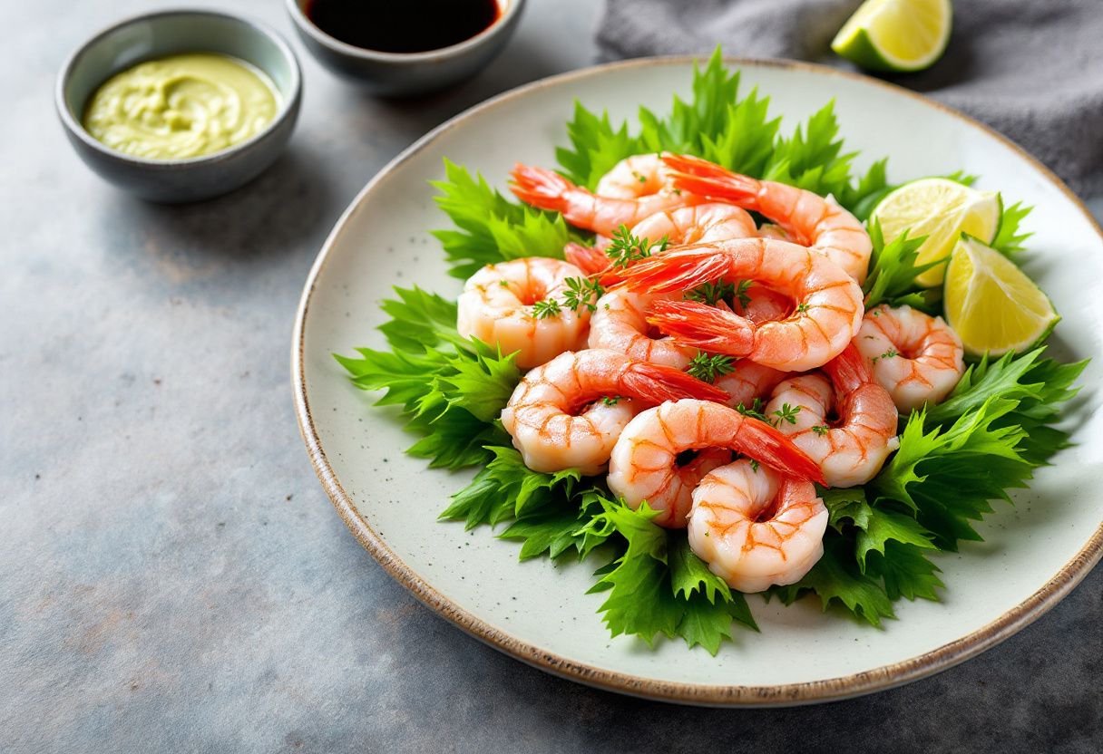 Shiso Ebi Sashimi recipe image