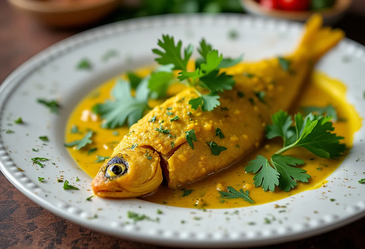 Shorshe Baata Ilish recipe image