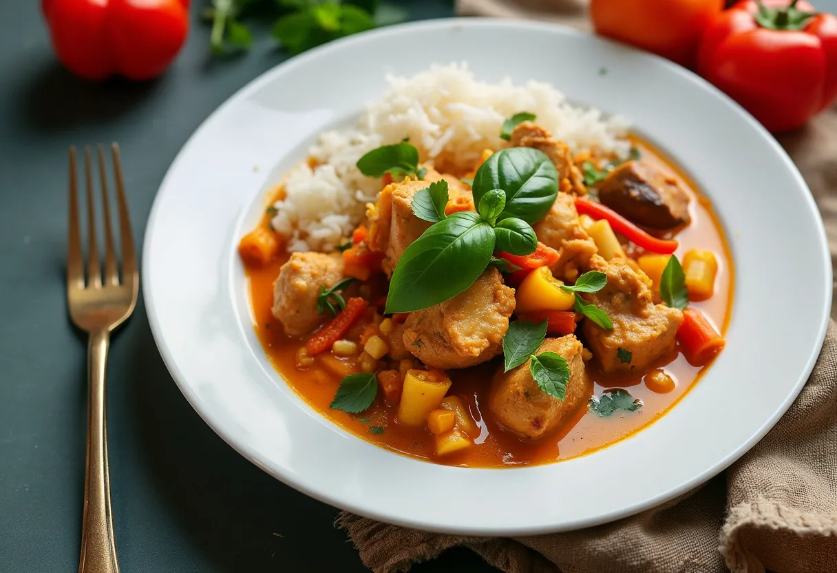 Siam Coconut Curry recipe image