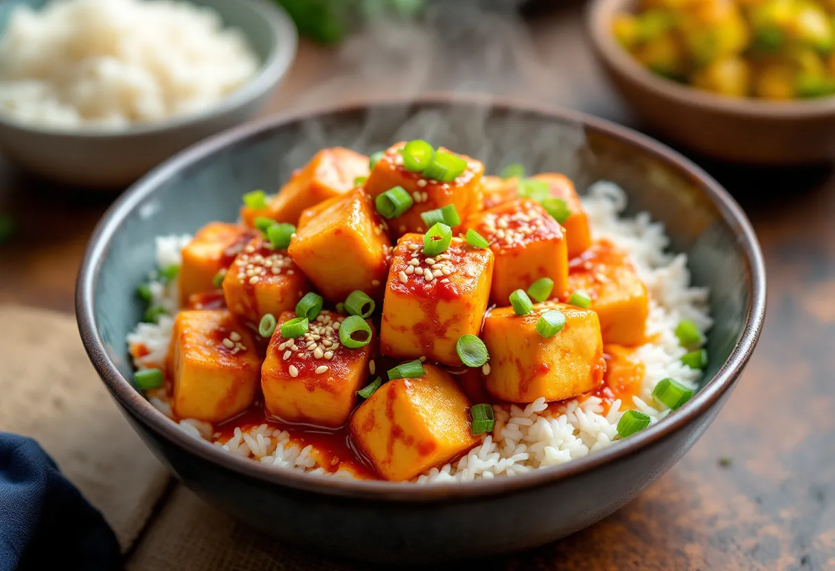 Sichuan Embers Tofu