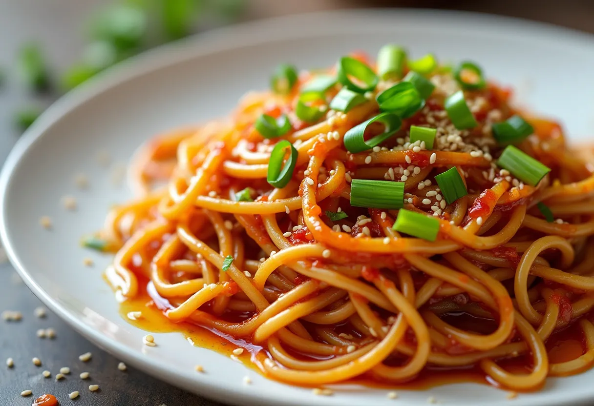 Sichuan Garlic Noodles