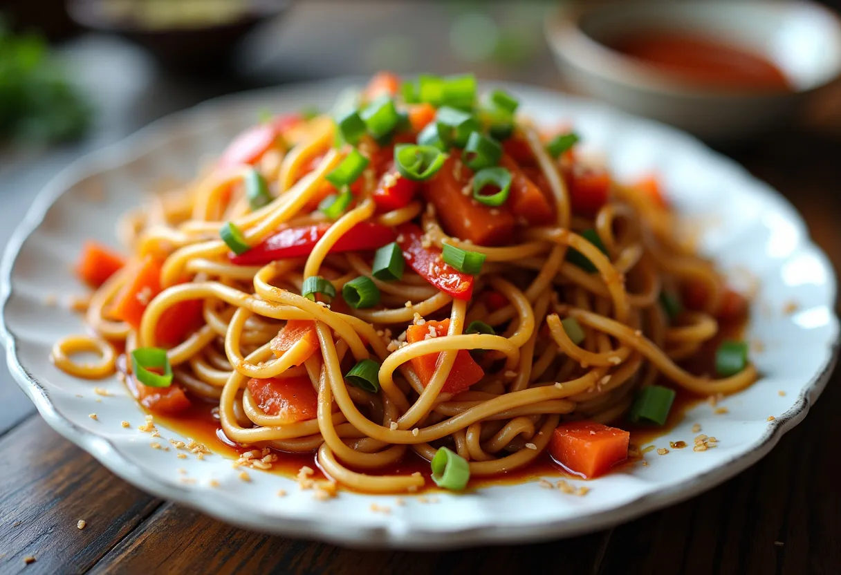 Sichuan Sautéed Noodles recipe image