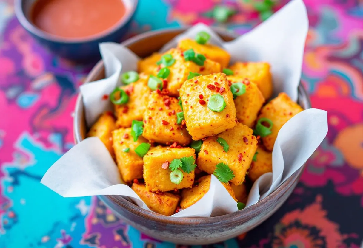 Sichuan Spice Tofu Bites recipe image