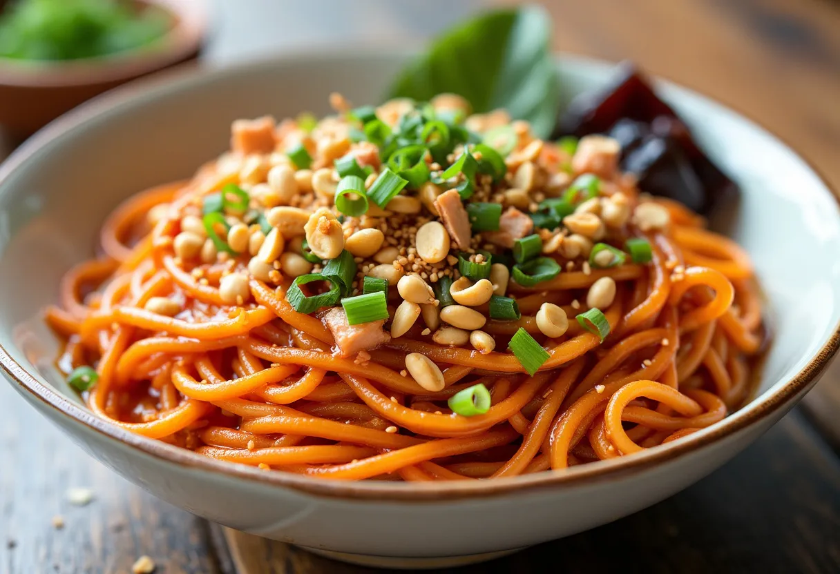 Sichuan Velvet Noodles recipe image